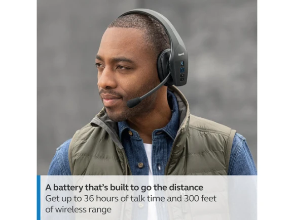 Wireless Bluetooth Noise-Cancelling Headset — Wireless Earbuds, BlueParrott
