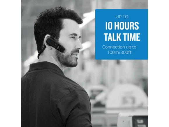 Wireless Bluetooth Noise-Cancelling Headset — Wireless Earbuds, BlueParrott