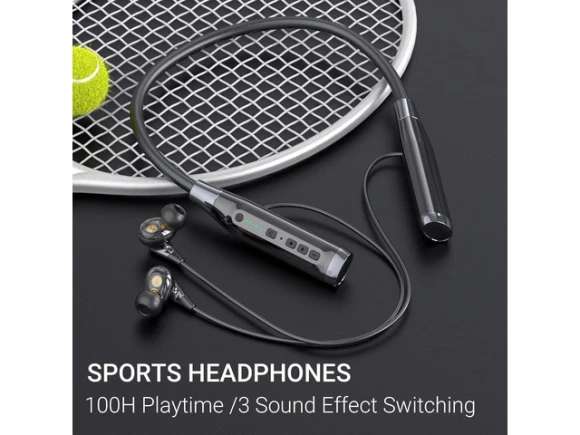 Bluetooth Neckband Headphones with Wireless Earbuds — Wireless Earbuds, RUOCLRIS