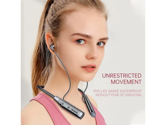 Bluetooth Neckband Headphones with Wireless Earbuds — Wireless Earbuds, RUOCLRIS