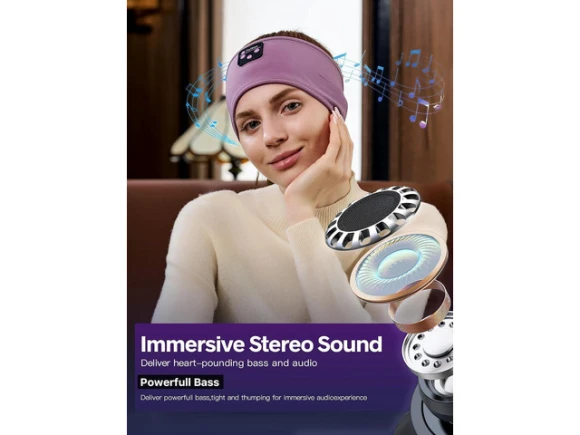 Bluetooth Sleep Headphones Headband — Wireless Earbuds, RUOCLRIS