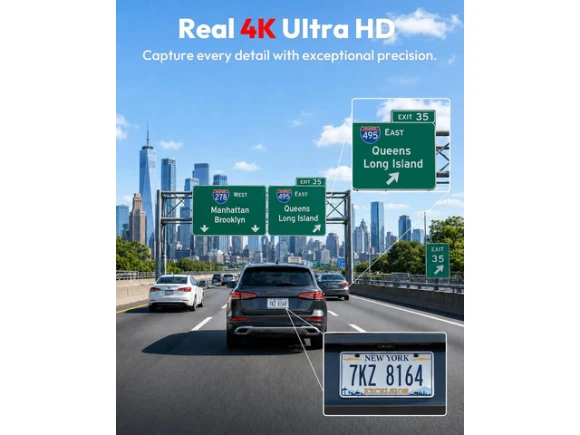 3-Channel Dash Camera — Dash Cam, TUKO
