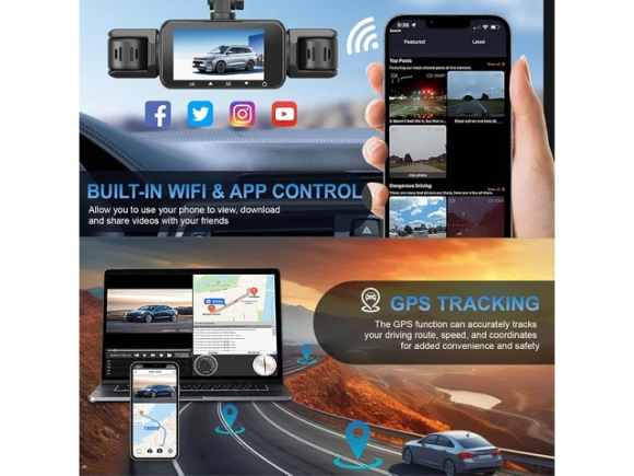 4-Channel Dash Camera — Dash Cam, TUKO