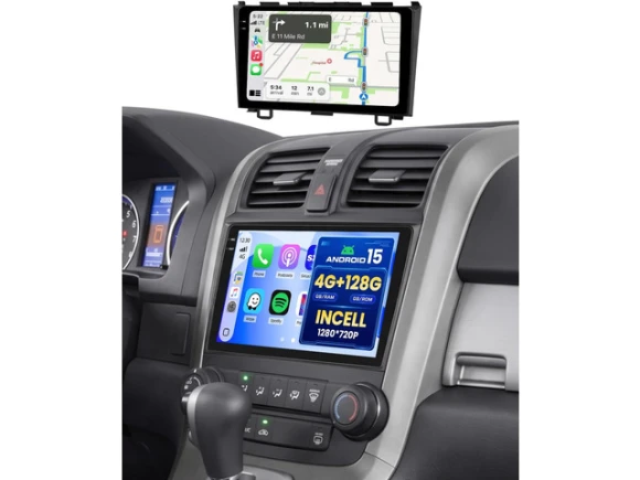 9-inch Car Radio for Honda CR-V (2007–2011) — Car Infotainment System, TUKO