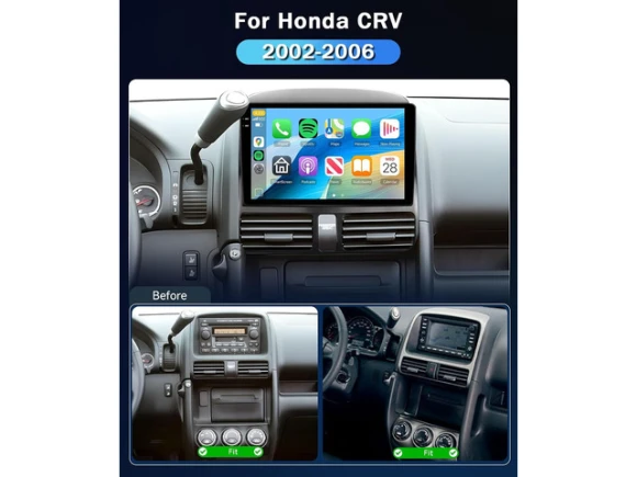 Car Stereo with Wireless CarPlay and Android Auto — Car Infotainment System, TUKO