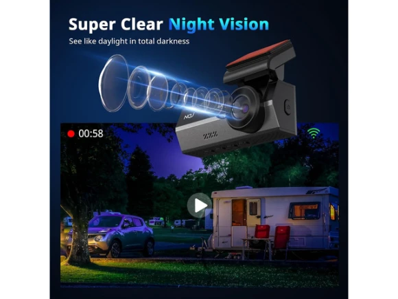 Front and Rear Dash Camera — Dash Cam, TUKO