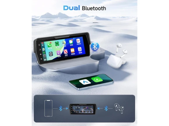 Motorcycle CarPlay GPS navigation system — Car Infotainment System, TUKO