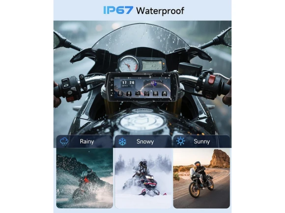 Motorcycle CarPlay GPS navigation system — Car Infotainment System, TUKO
