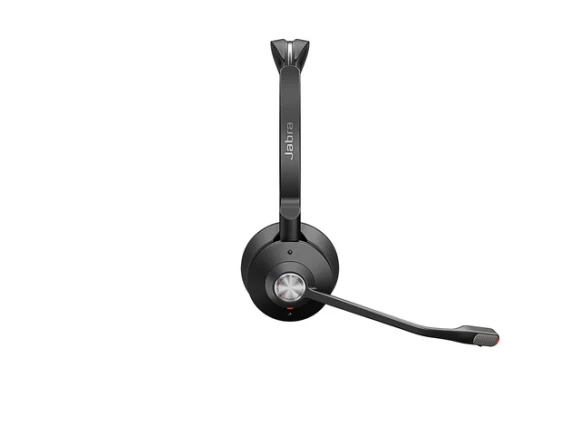 Professional Telephone Headset, Black, Stereo, Over-the-Head — Wireless Earbuds, Jabra