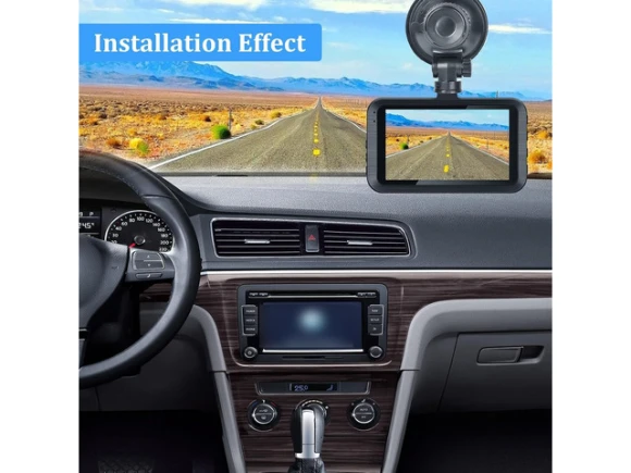 1080P Dash Camera with 3-Inch IPS Touchscreen — Dash Cam, RUOCLRIS