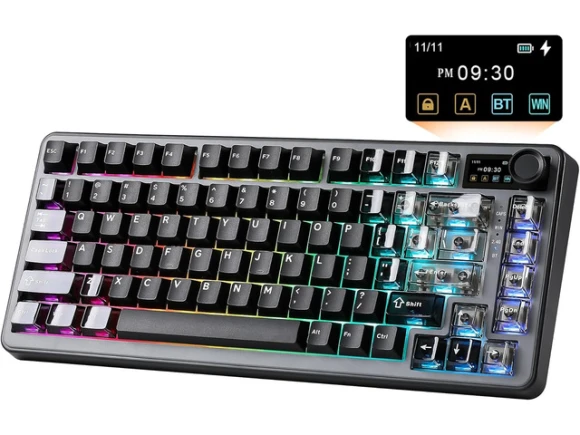 75% Wireless Mechanical Keyboard — Bluetooth Keyboard, YUNZII