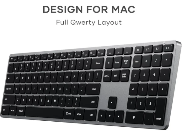 Bluetooth Backlit Keyboard, Space Gray — Bluetooth Keyboard, Satechi