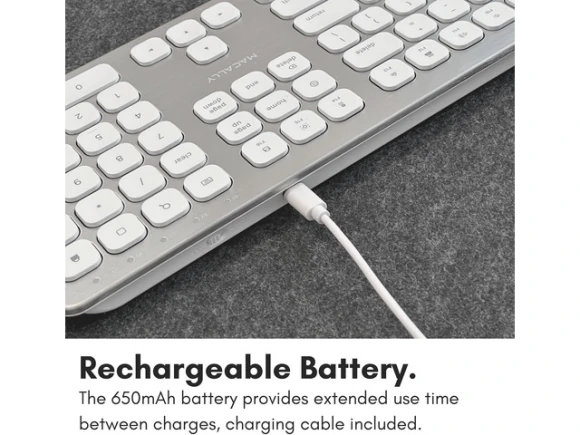 Bluetooth Keyboard with Numeric Keypad — Bluetooth Keyboard, Macally