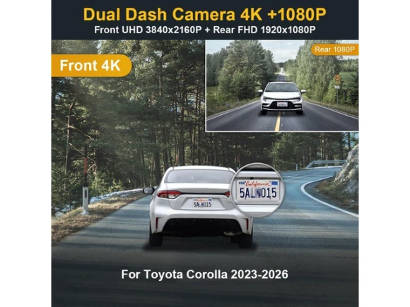 Dash Camera System for Toyota Corolla — Dash Cam, Fitcamx