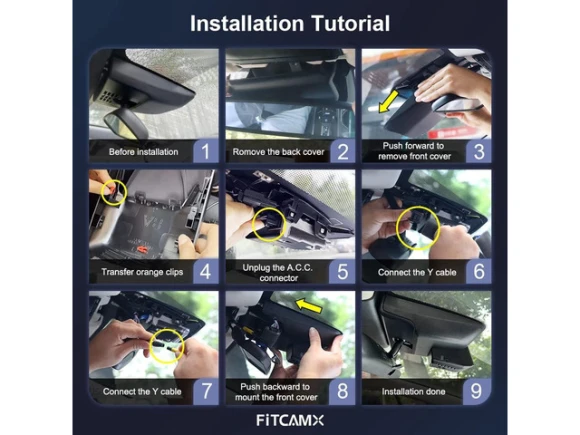 Dash Camera System for Toyota Corolla — Dash Cam, Fitcamx