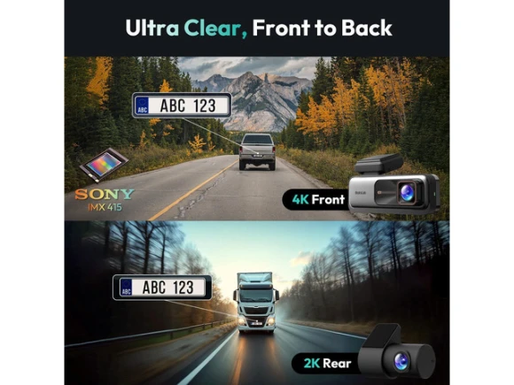 Dual Dash Camera with Free 64GB Card — Dash Cam, BOTSLAB