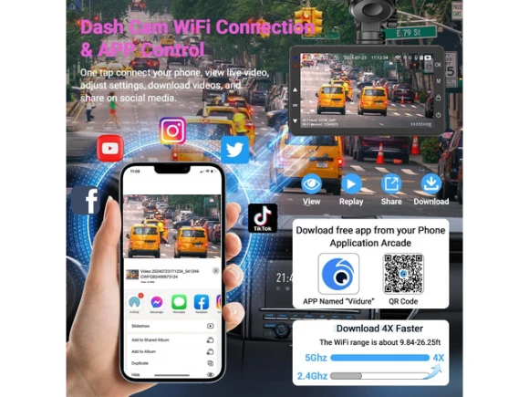 Front-and-rear dash camera — Dash Cam, RUOCLRIS