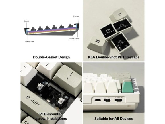 Full-Size Mechanical Keyboard — Bluetooth Keyboard, Keychron