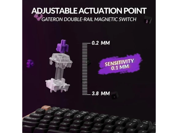 Hall Effect Magnetic Keyboard — Bluetooth Keyboard, Keychron