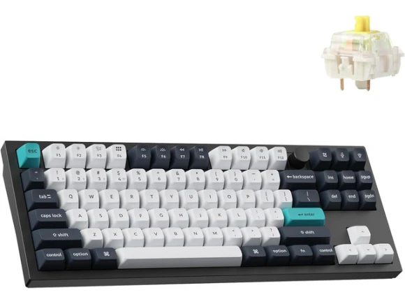Mechanical Keyboard, TKL Layout, Full Aluminum, RGB — Bluetooth Keyboard, Keychron