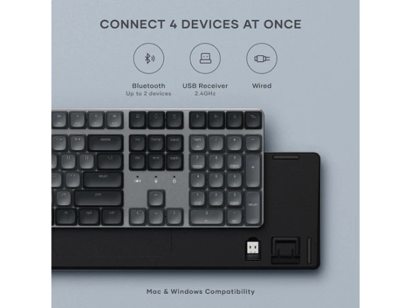Full-Size Mechanical Keyboard — Bluetooth Keyboard, Satechi