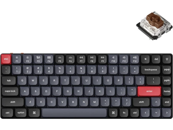 Wireless Custom Mechanical Keyboard, 75% Layout — Bluetooth Keyboard, Keychron