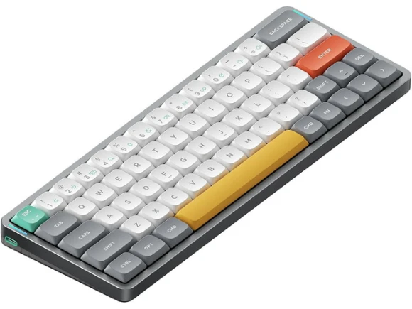 Air60 V2 Grey Wireless Keyboard — Bluetooth Keyboard, NuPhy