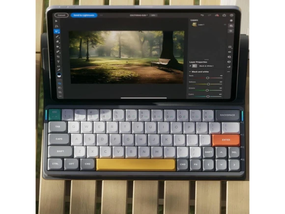 Air60 V2 Grey Wireless Keyboard — Bluetooth Keyboard, NuPhy