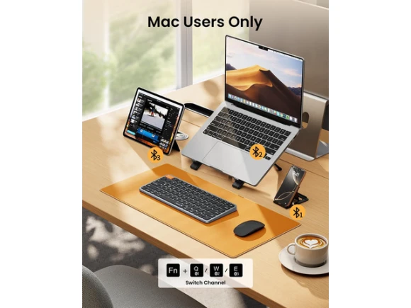 Compact Wireless Keyboard — Bluetooth Keyboard, ProtoArc