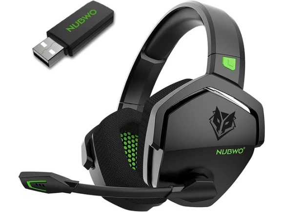 Dual Wireless Gaming Headset — Wireless Earbuds, NUBWO