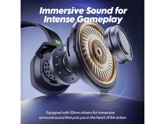 Dual Wireless Gaming Headset — Wireless Earbuds, NUBWO