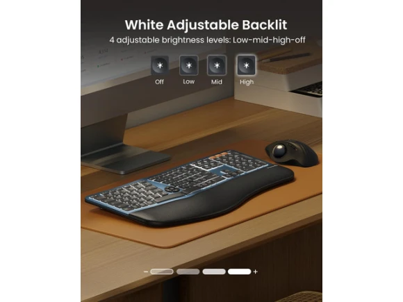 Ergonomic Split Keyboard — Bluetooth Keyboard, ProtoArc