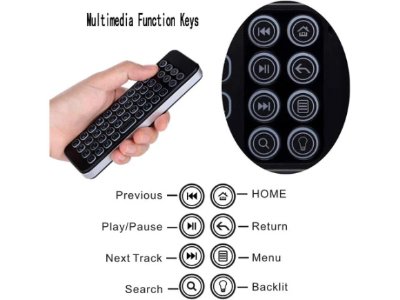 Mini Bluetooth wireless keyboard remote — Bluetooth Keyboard, iPazzPort