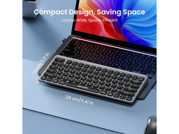 Wireless Keyboard — Bluetooth Keyboard, TECKNET