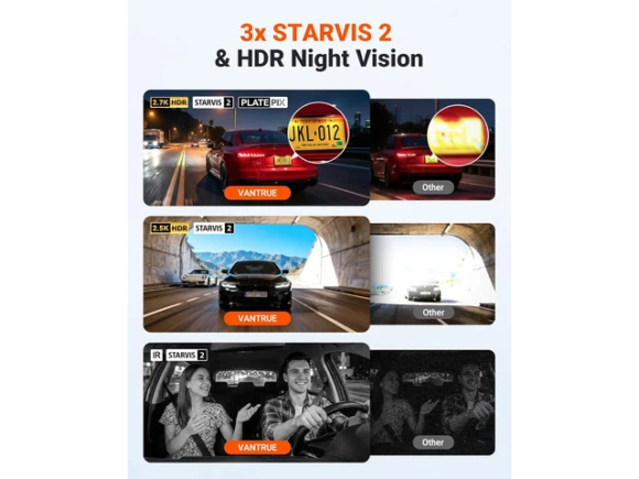 3-Channel Dash Cam — Dash Cam, VANTRUE