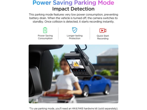 4K+2K Front and Rear Dual Dash Camera — Dash Cam, VIOFO