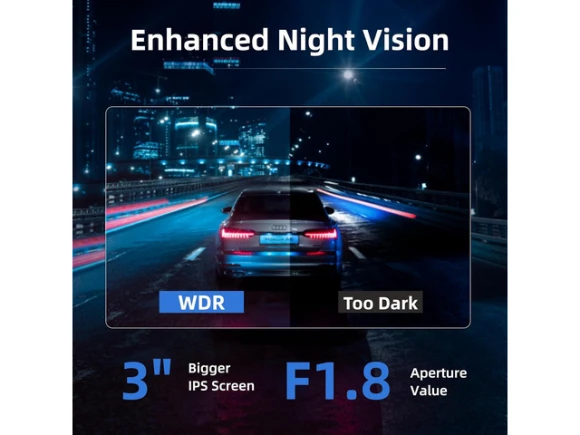 4K Car Dash Camera — Dash Cam, Miofive