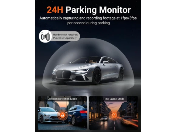 4K Front Dash Camera for Cars with 64GB Card — Dash Cam, SOYE