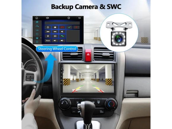 9-inch Touchscreen Car Stereo for Honda CR-V, 2007–2011 — Car Infotainment System, SOYE