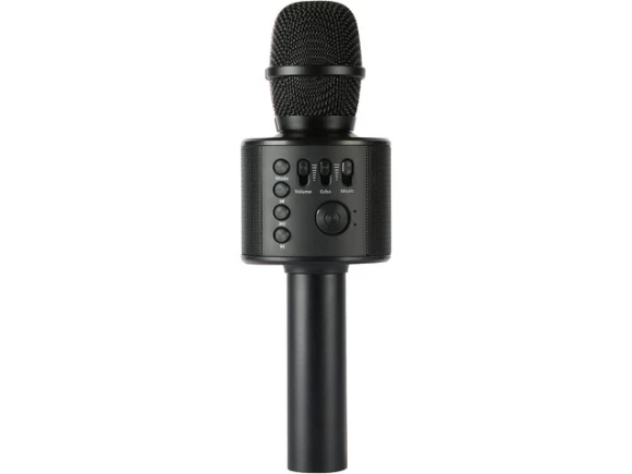 Black Wireless Bluetooth Karaoke Microphone — Karaoke Machine, Core Innovations