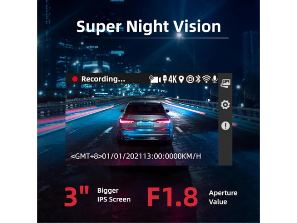 Dash Cam with 64GB SD Card — Dash Cam, Miofive
