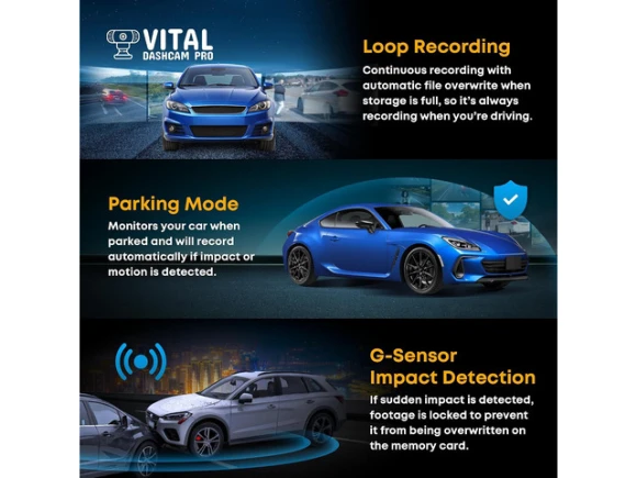Dual Front-and-Rear Dash Camera — Dash Cam, SOYE