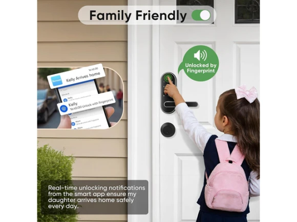 Fingerprint Digital Smart Lock, Silver — Smart Lock, SOYE