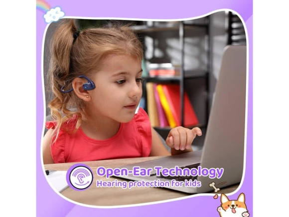 Open-Ear Kids Headphones — Wireless Earbuds, Golvery