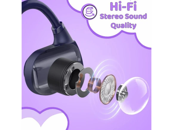 Open-Ear Kids Headphones — Wireless Earbuds, Golvery