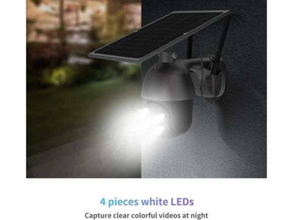 Outdoor Solar-Powered Cellular Security Camera — Security Camera, SOLIOM