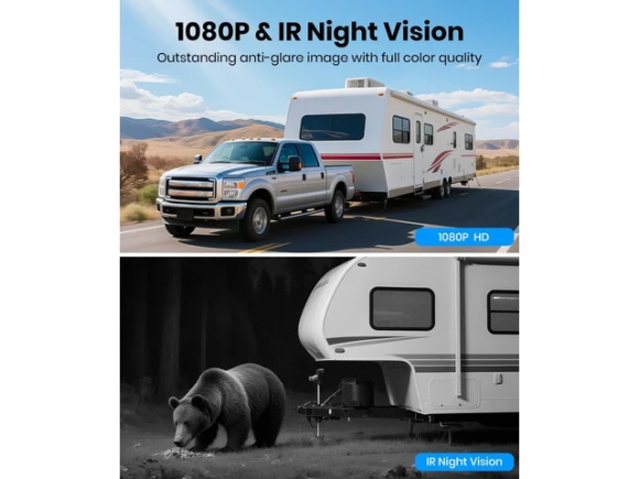 Wireless Solar Backup Camera System — Backup Camera, AUTO-VOX