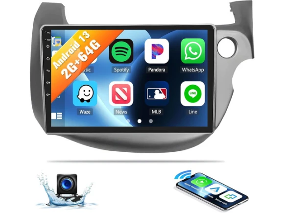 10.1-inch Android car stereo radio for Honda Fit/Jazz, 2008–2013, right drive, 2G+64G — Car Infotainment System, SIXWIN