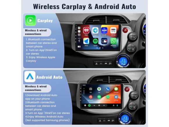 10.1-inch Android car stereo radio for Honda Fit/Jazz, 2008–2013, right drive, 2G+64G — Car Infotainment System, SIXWIN