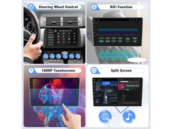 10.1-inch Android car stereo radio for Honda Fit/Jazz, 2008–2013, right drive, 2G+64G — Car Infotainment System, SIXWIN